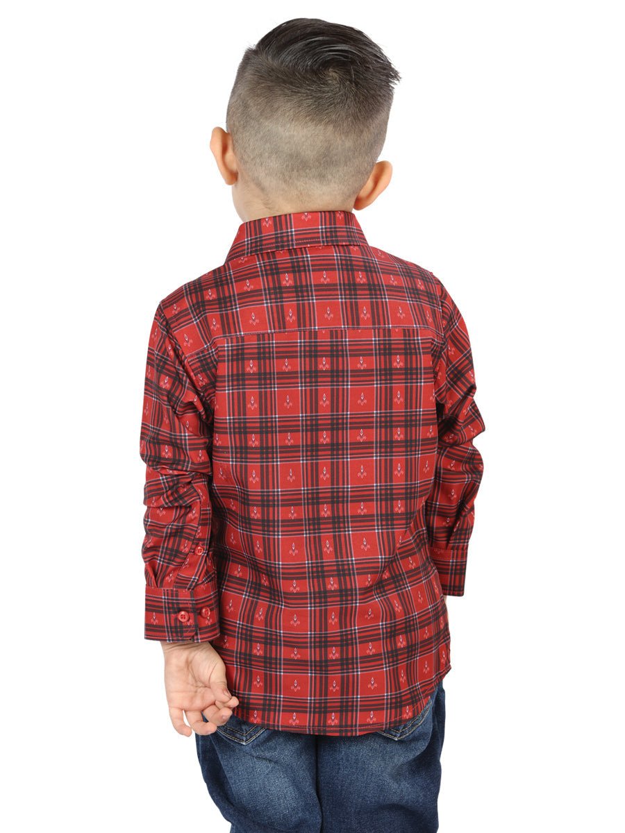 El General Red Casual Long-Sleeve Shirt
