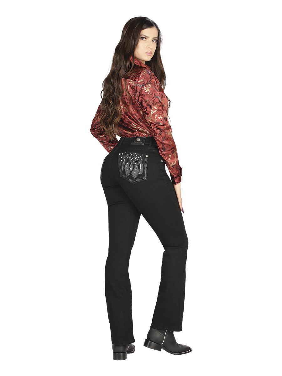 Womens Black Centenario Jeans