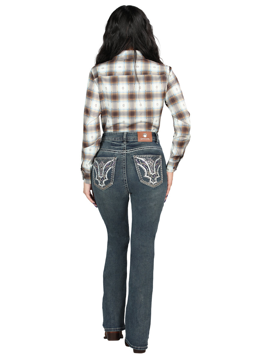 Centenario Bootcut Denim Jeans - Dark Blue 45032