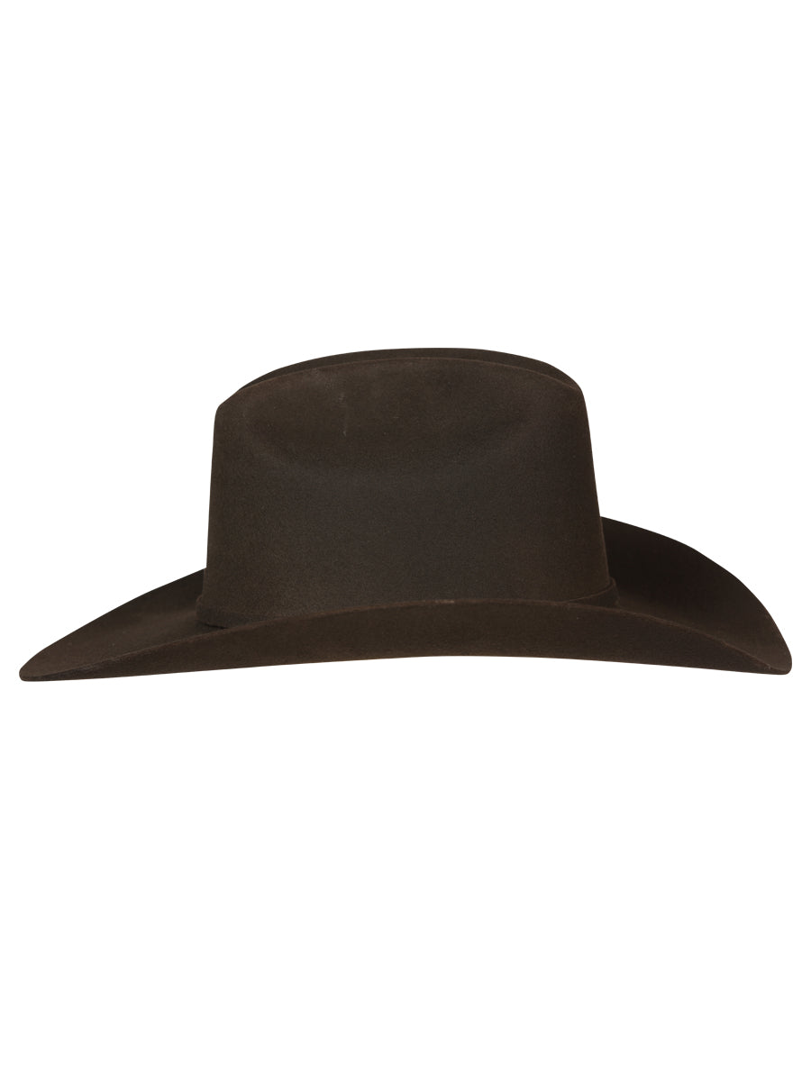 El General 50X Sinaloa Wool Cowboy Hat in Chocolate