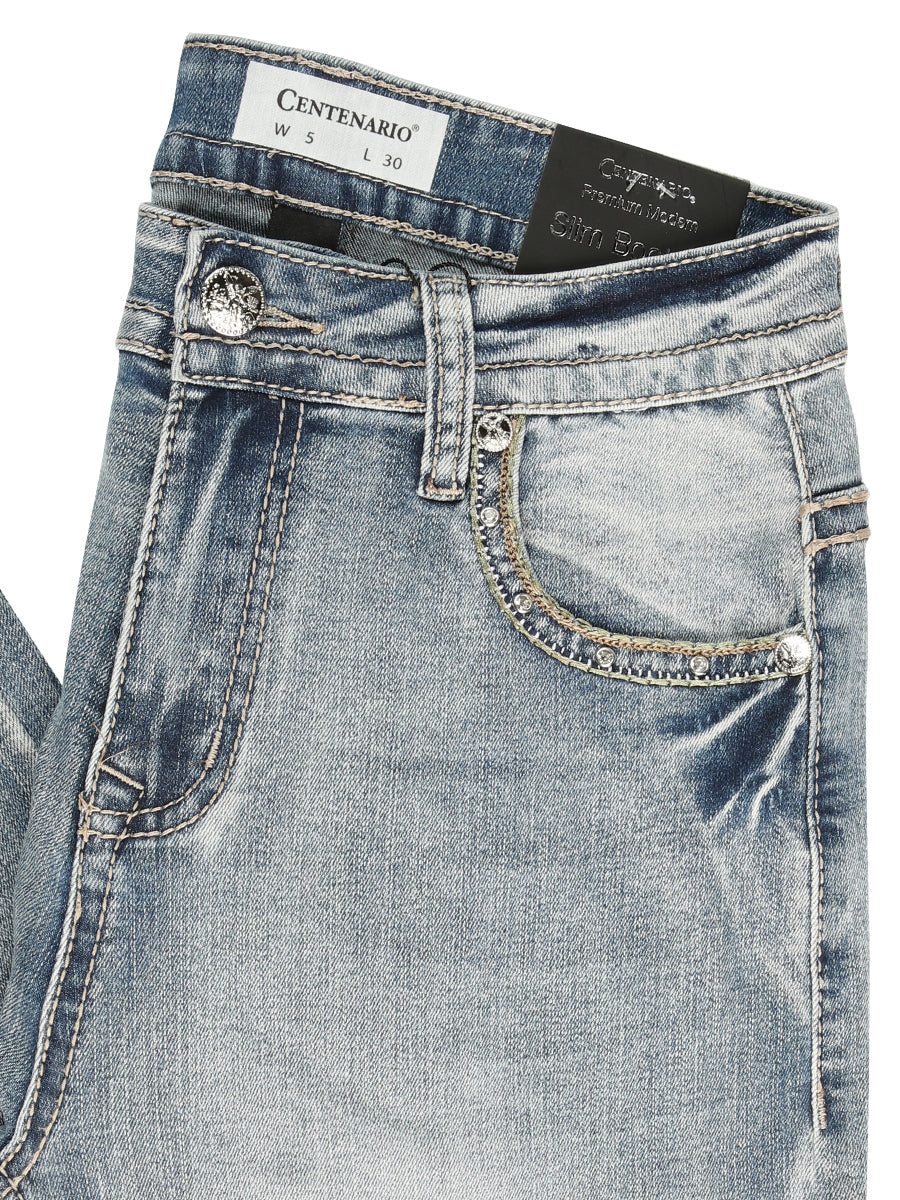 Centenario Bootcut Denim Jeans - Light Blue 45325