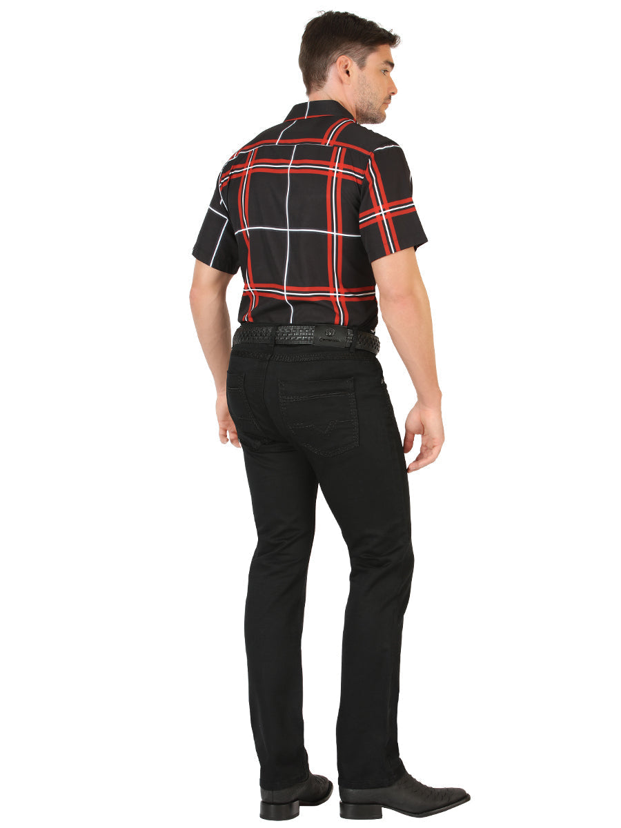 Centenario Slim Fit Denim Pants in Black