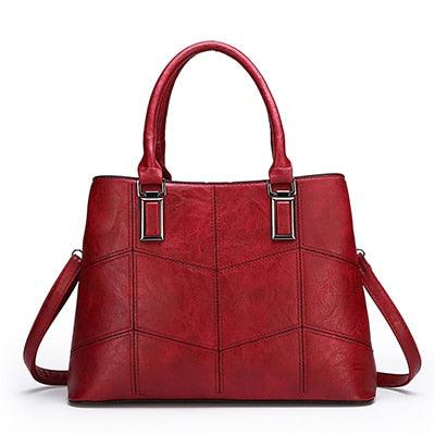 Luxury 3 Piece Leather Tote Set | Genuine Leather Cowgirl Shoulder Bag & Clutch
