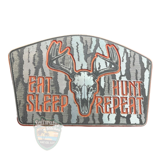 Eat Sleep Hunt Repeat trilayer acrylic
