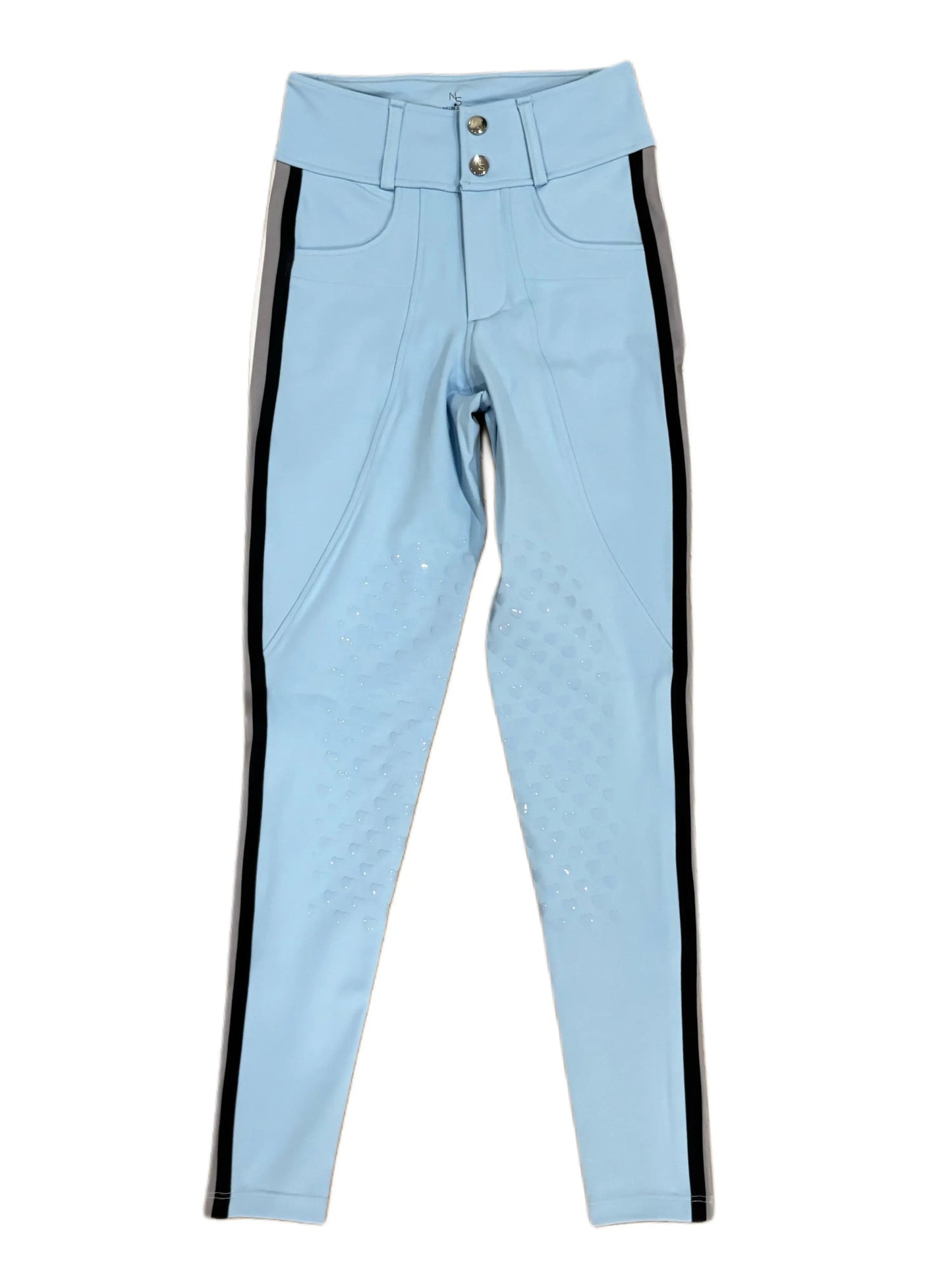 Neon Spur Grand Prix Silicone Knee Patch Youth Breeches