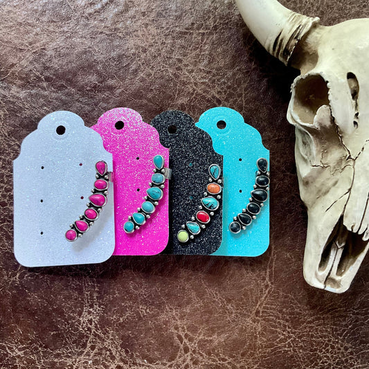 Stone Stud Ear Climber Western