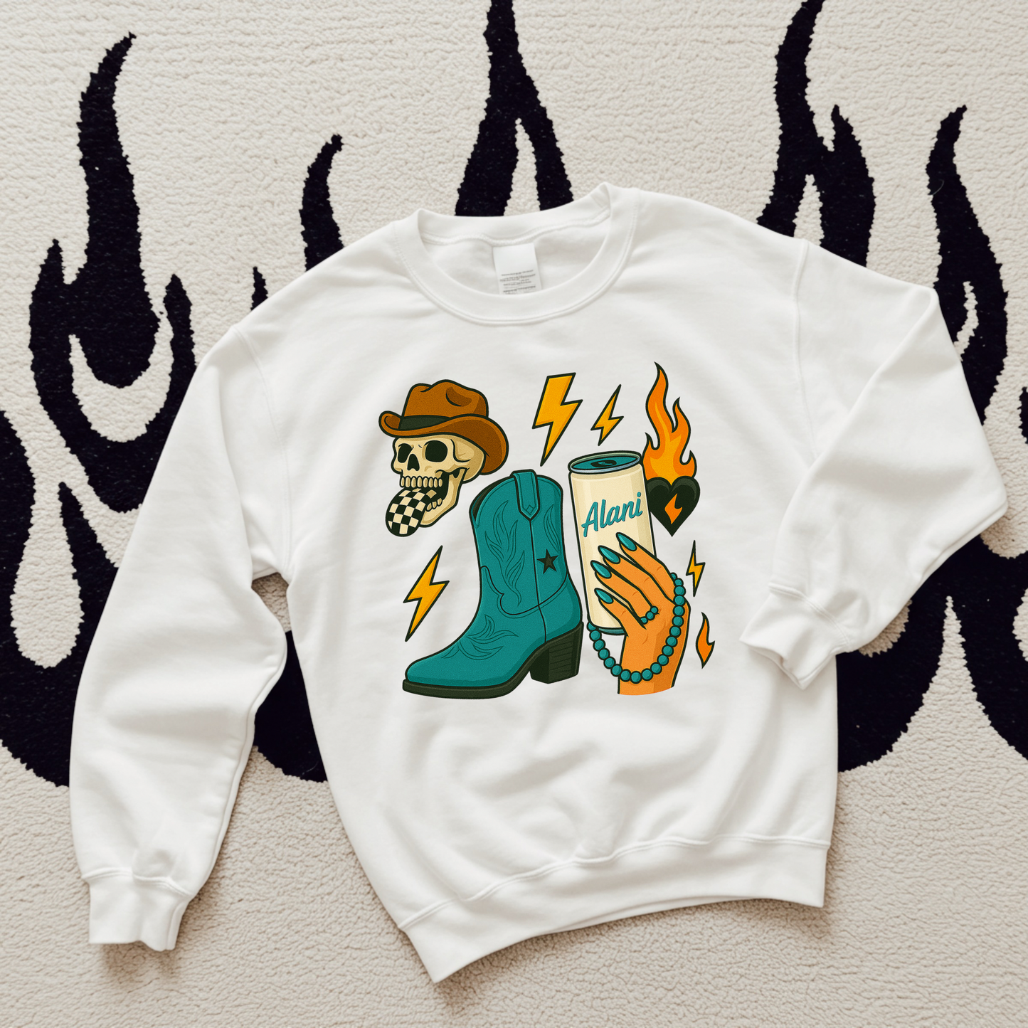 Turquoise Energy Drink TEE or CREWNECK