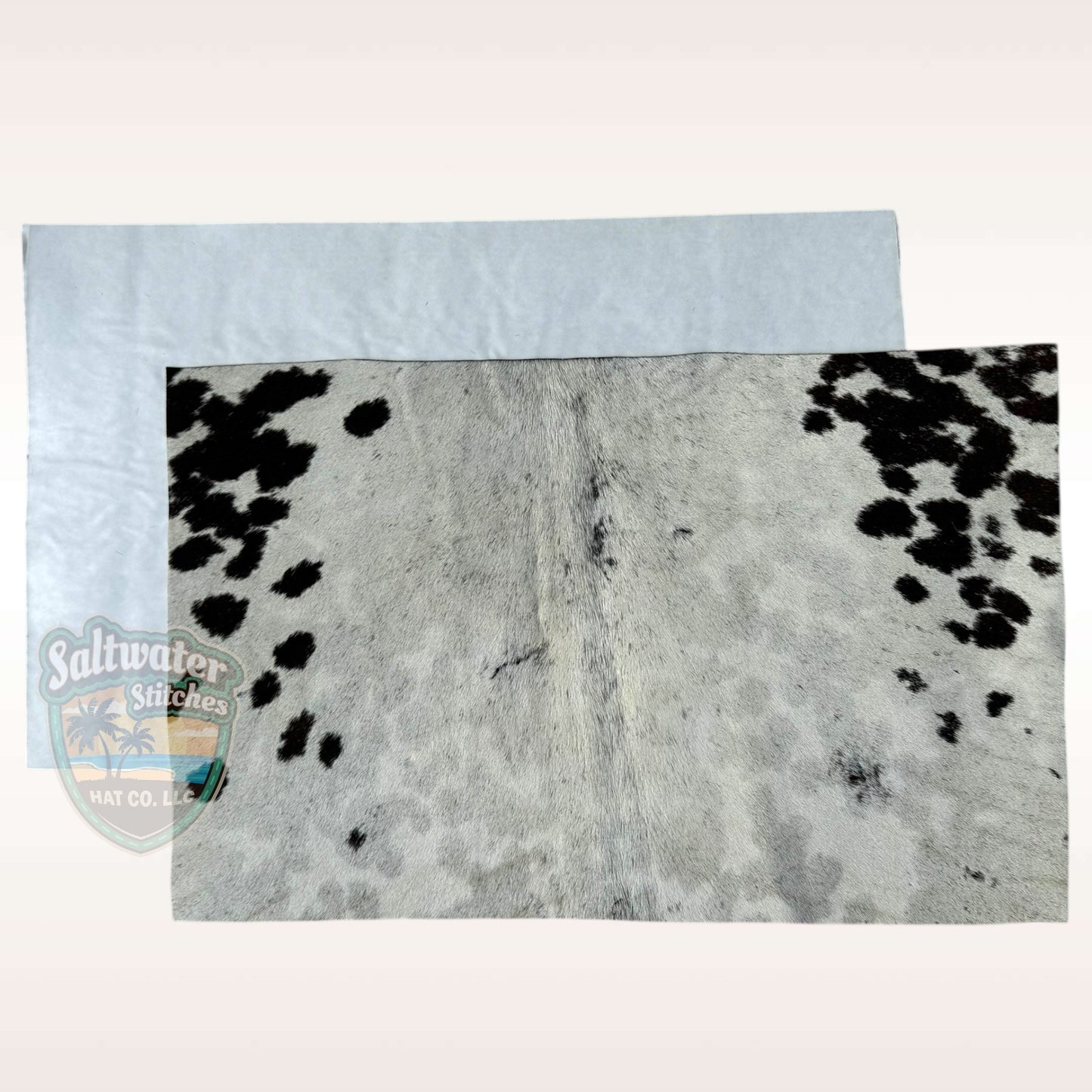Black & White Cowhide Panel