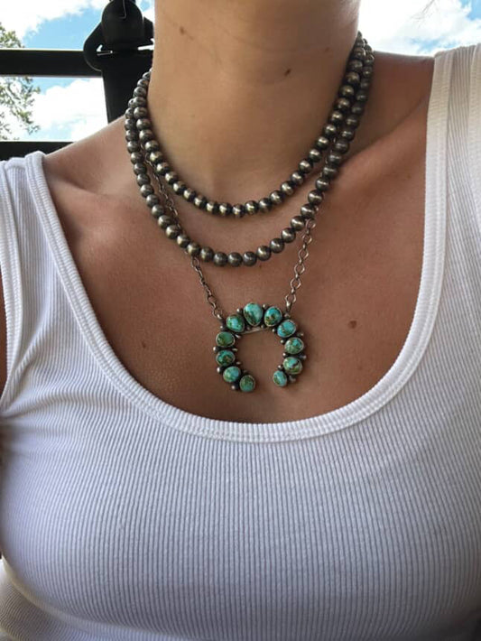 6mm Sterling Silver Pearl Necklace 14"-36"