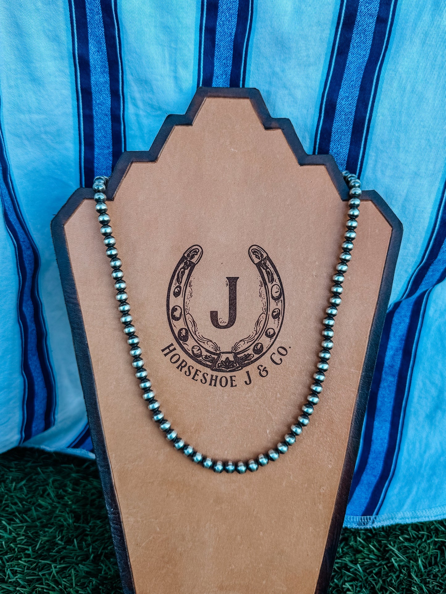 6mm Sterling Silver Pearl Necklace 25"