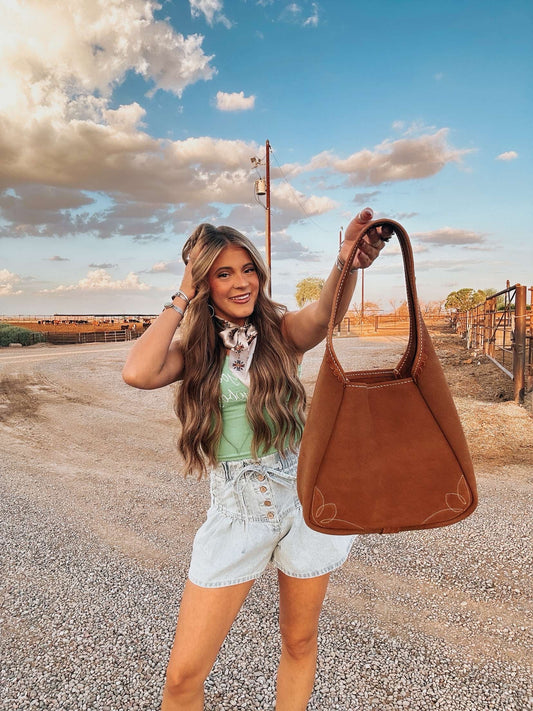 The Maddog Leather Hobo Bag