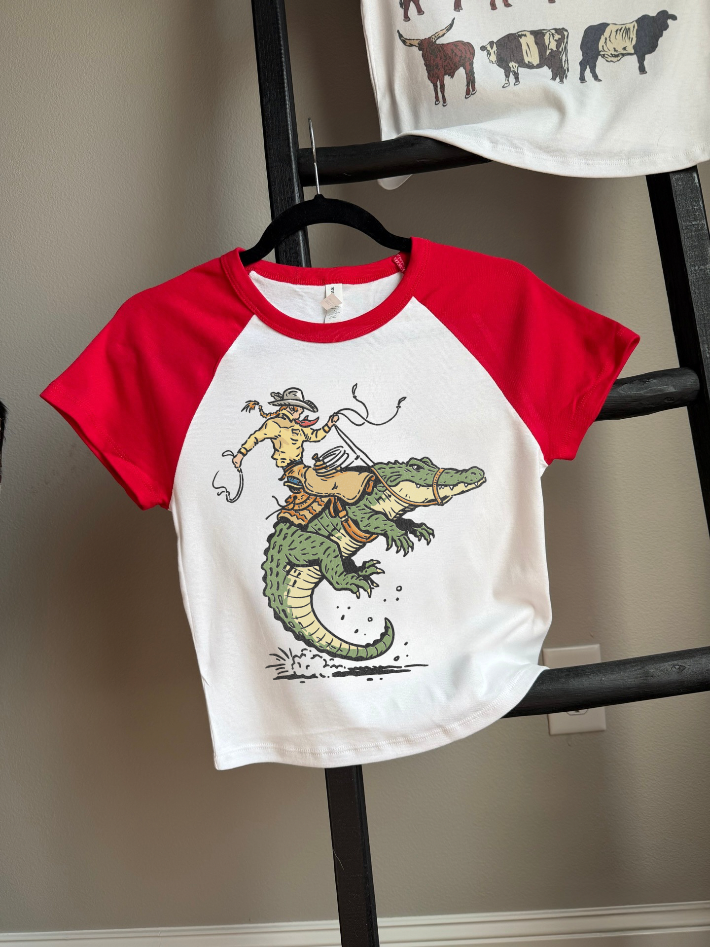 Alligator Cowboy Baby Tee