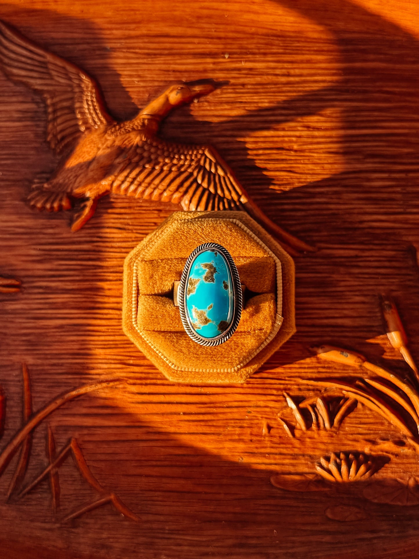 Prairie Hill Adjustable Turquoise Ring