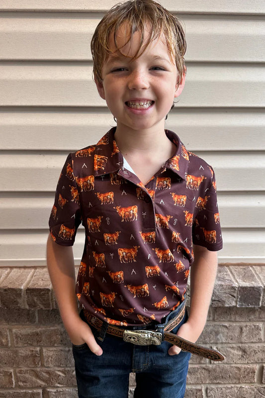 Mini Ranch Pair Youth Polo
