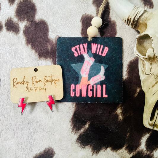 Stay Retro Cowgirl Freshie