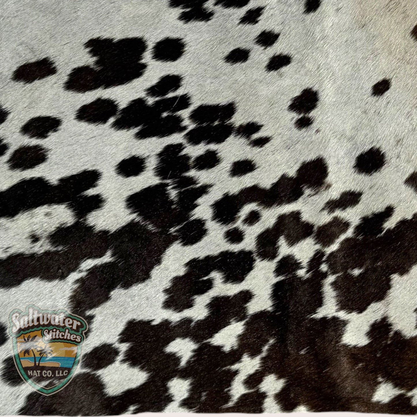 Black & White Cowhide Panel