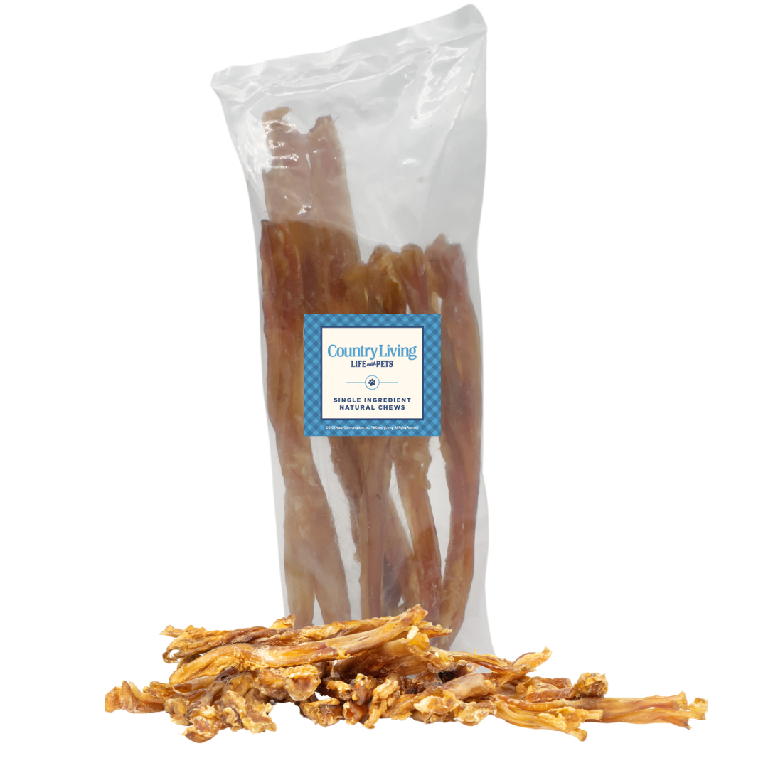 All-Natural Beef Y Tendon Dog Treats – High-Protein, Low-Fat Chews – Jumbo (10-Pack)