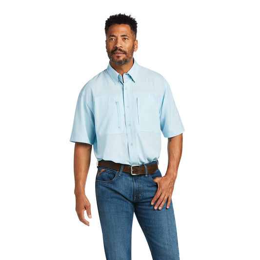 Ariat VentTek Classic Fit SS- Crystal Blue