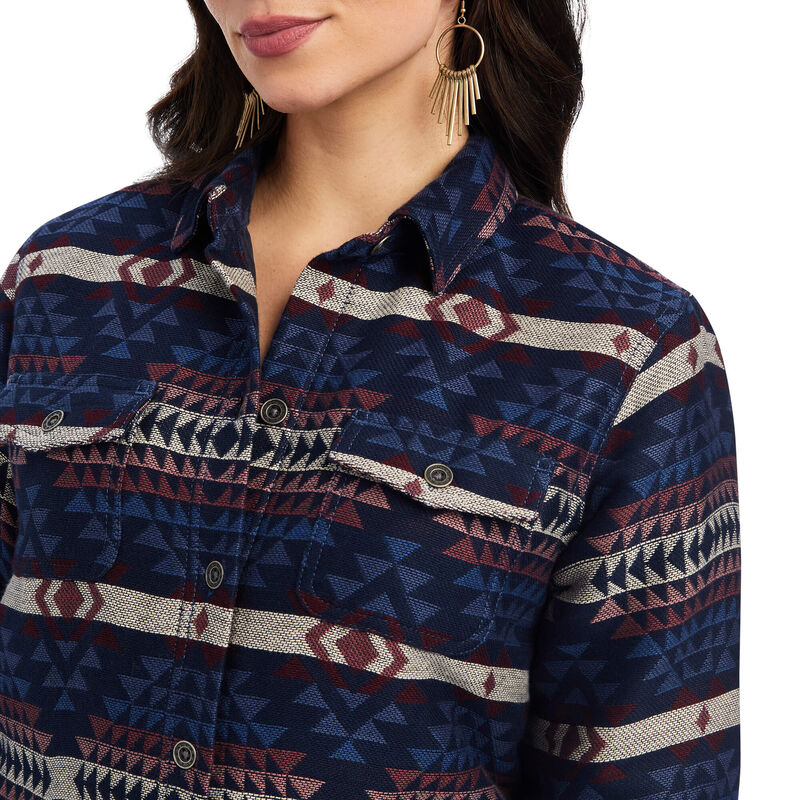 Shacket Shirt Jacket- Mountain Peak