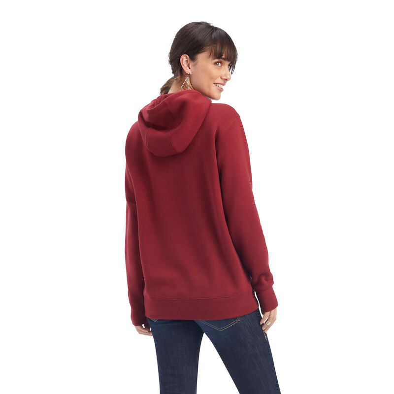 REAL Beartooth Hoodie-ROUGE RED