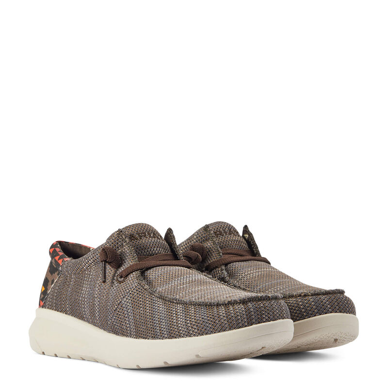 Hilo Stretch Lace-Heathered Brown