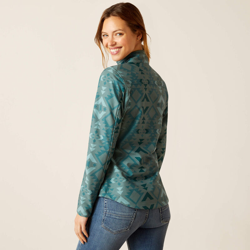New Team Softshell Print Jacket-Pinewood