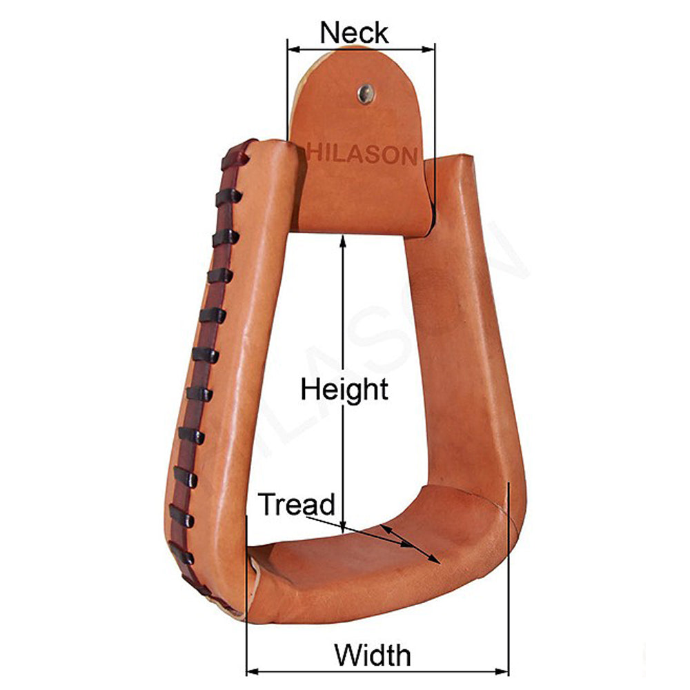 HILASON Aluminum Western Horse Saddle Stirrups Foot Grip | Western Saddle Stirrups | Aluminum Horse Stirrups | Non Slip Horse Stirrups | Foot Grip Saddle Stirrups