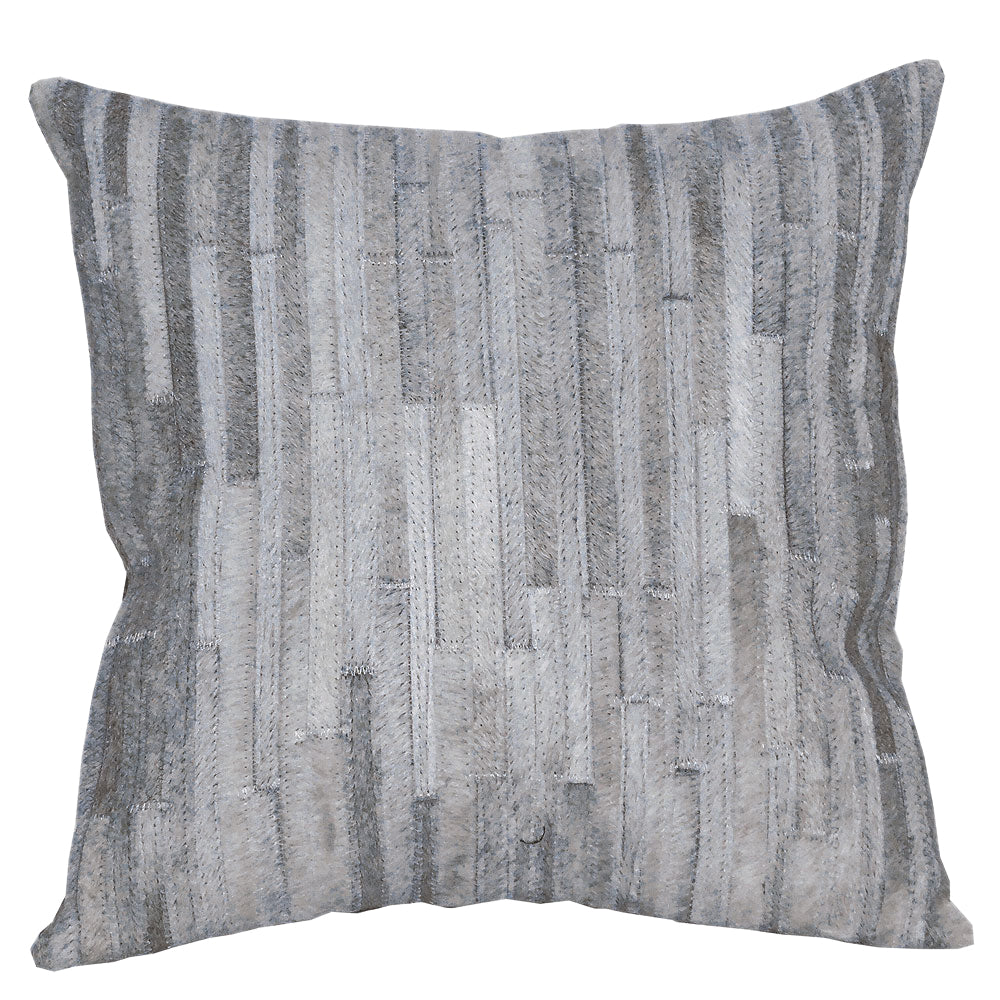 Hilason Cowhide Leather Hair-On Patchwork Cushion Pillow Cover