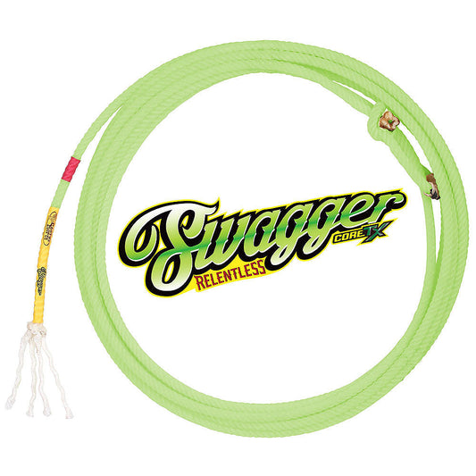 32" Cactus Swagger Natual Nylon 4 Strand Head Perfect Super Soft Rope Neon Green
