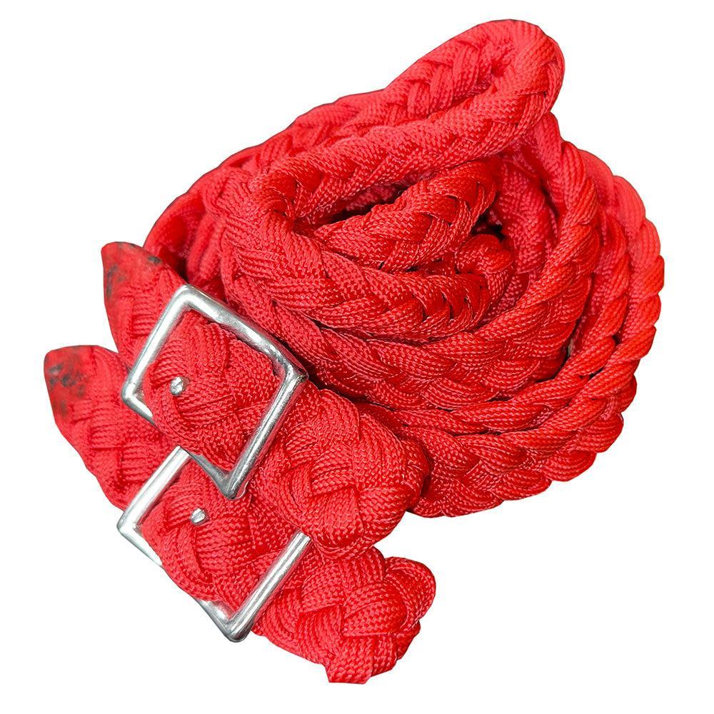 1" X 8Ft Hilason Braided Poly Barrel Reins Horse Racing Flat Grip Knots