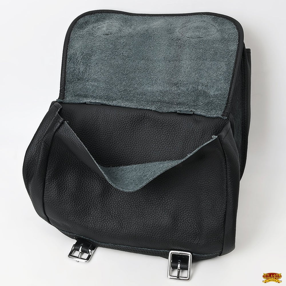 HILASON Western Leather Horse Saddle Bag For Trail
