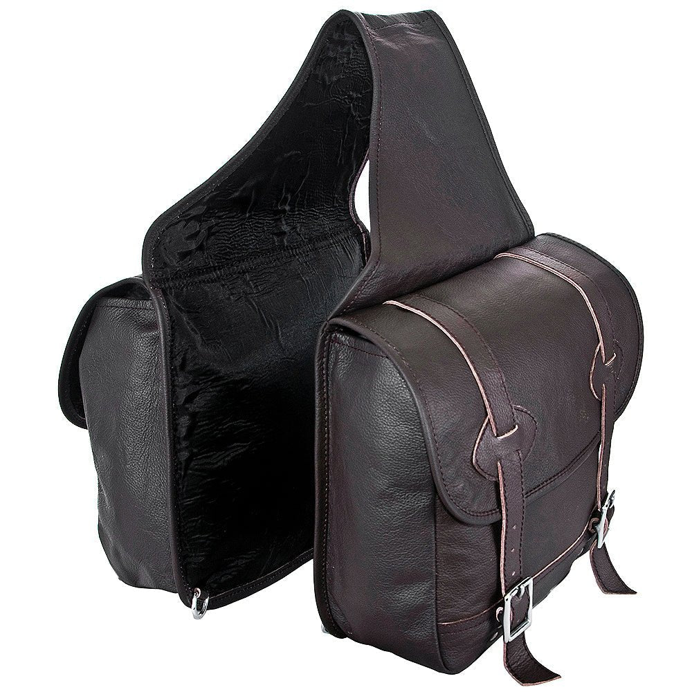 HILASON Western Leather Horse Saddle Bag For Trail