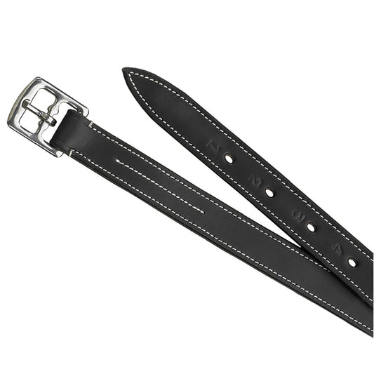 7/8 X 48" Camelot Child Lined Leather Horse Stirrupss Oakbark