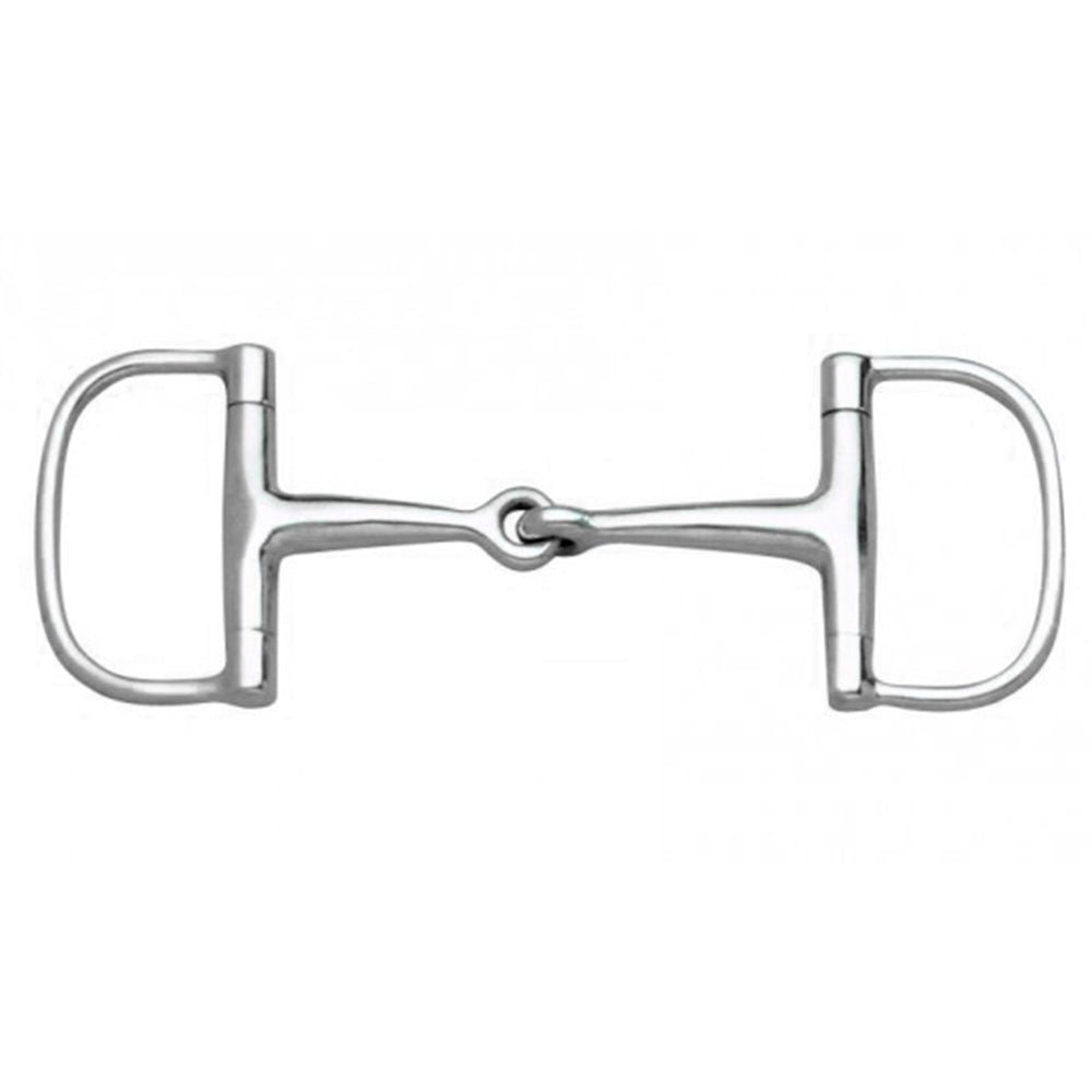 Centaur Metalab Jointed Barrel Dee Stainless Steel Jointed Horse Bit