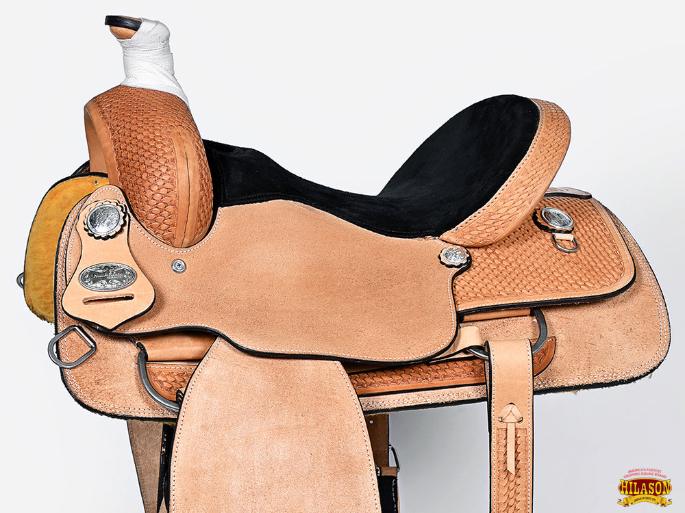 Western Horse Saddle American Leather Ranch Roping Cowboy Hilason