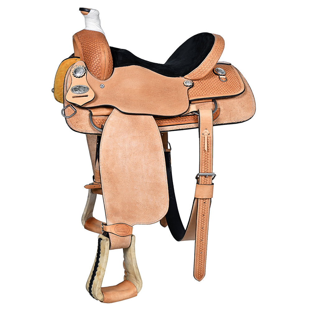 Western Horse Saddle American Leather Ranch Roping Cowboy Hilason