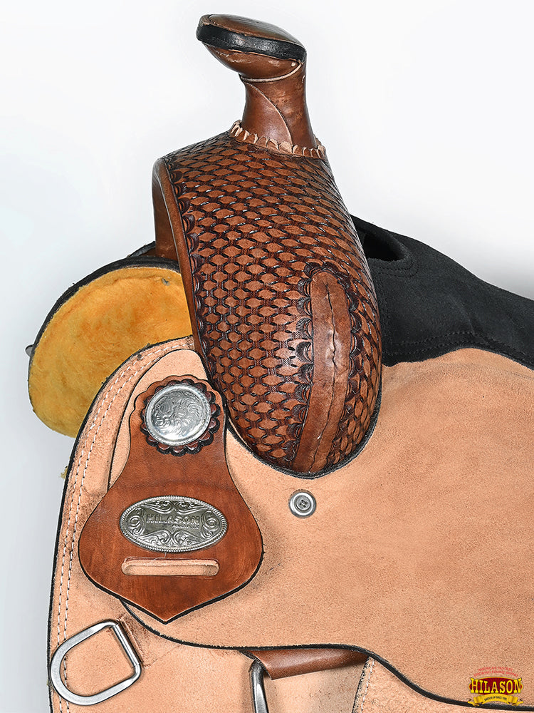 Western Horse Saddle American Leather Ranch Roping Cowboy Hilason