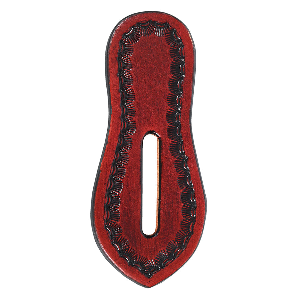 Hilason Western Saddle Repair Leather Cinch Girth Holder Mahogany