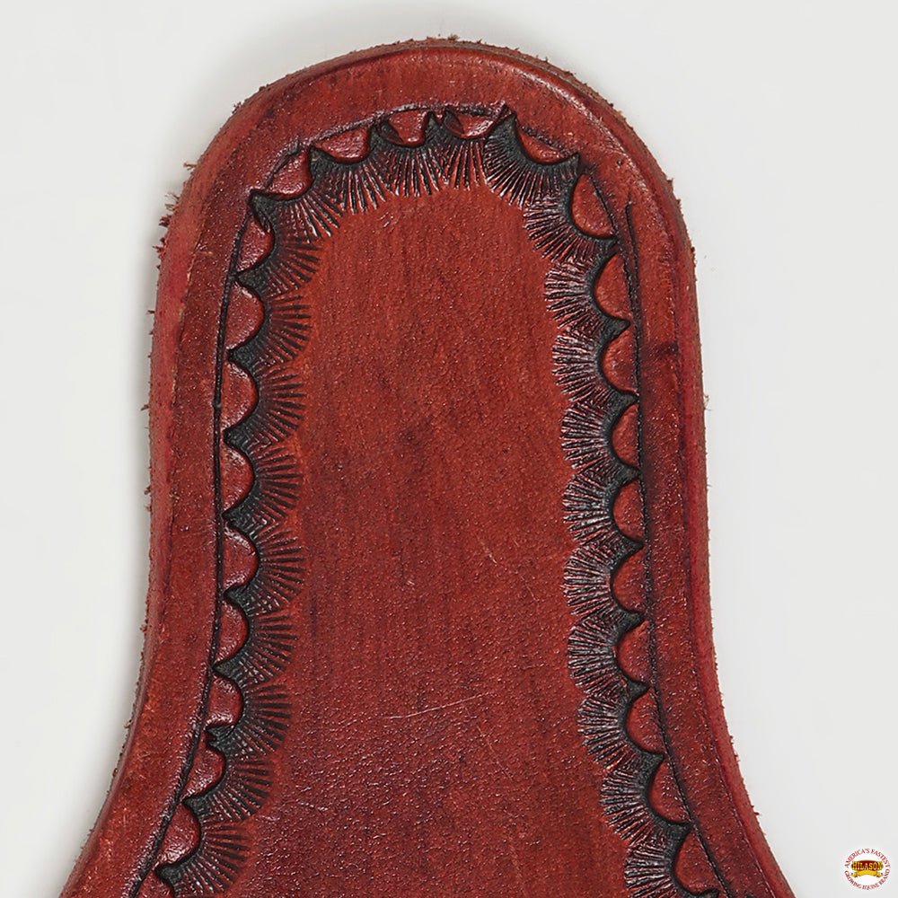 Hilason Western Saddle Repair Leather Latigo Carrier Mahogany