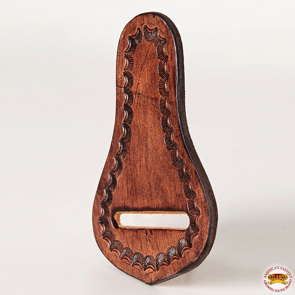 Hilason Western Saddle Repair Leather Latigo Carrier Brown