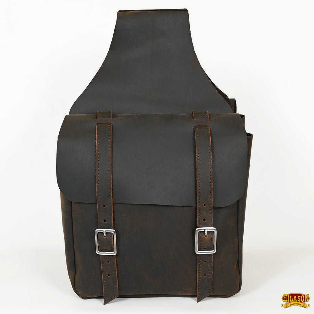 HILASON Western Leather Horse Saddle Bag For Trail