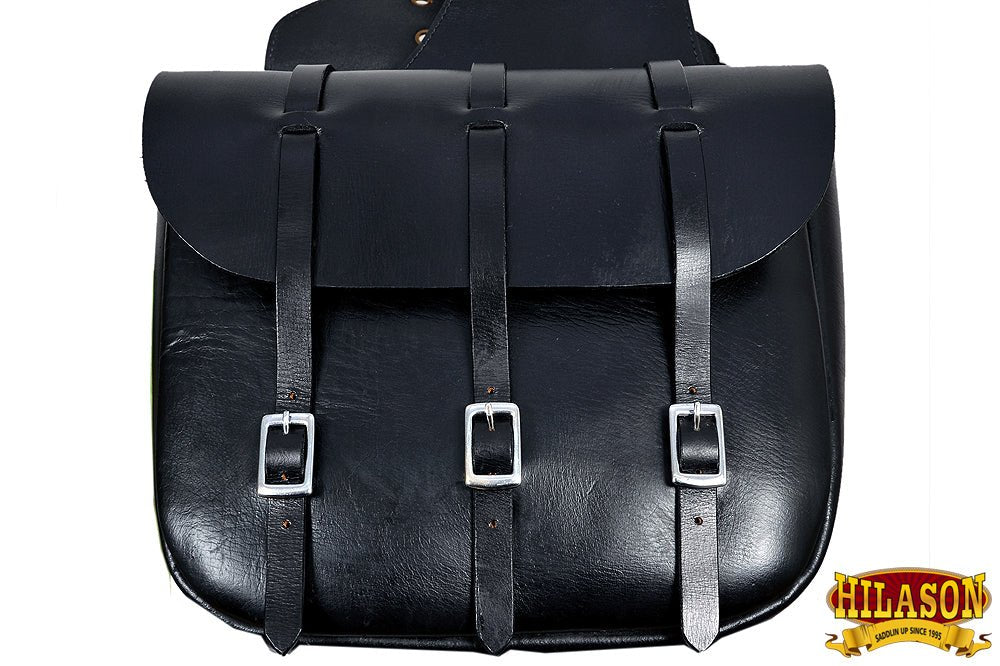 HILASON Western Leather Horse Saddle Bag For Trail