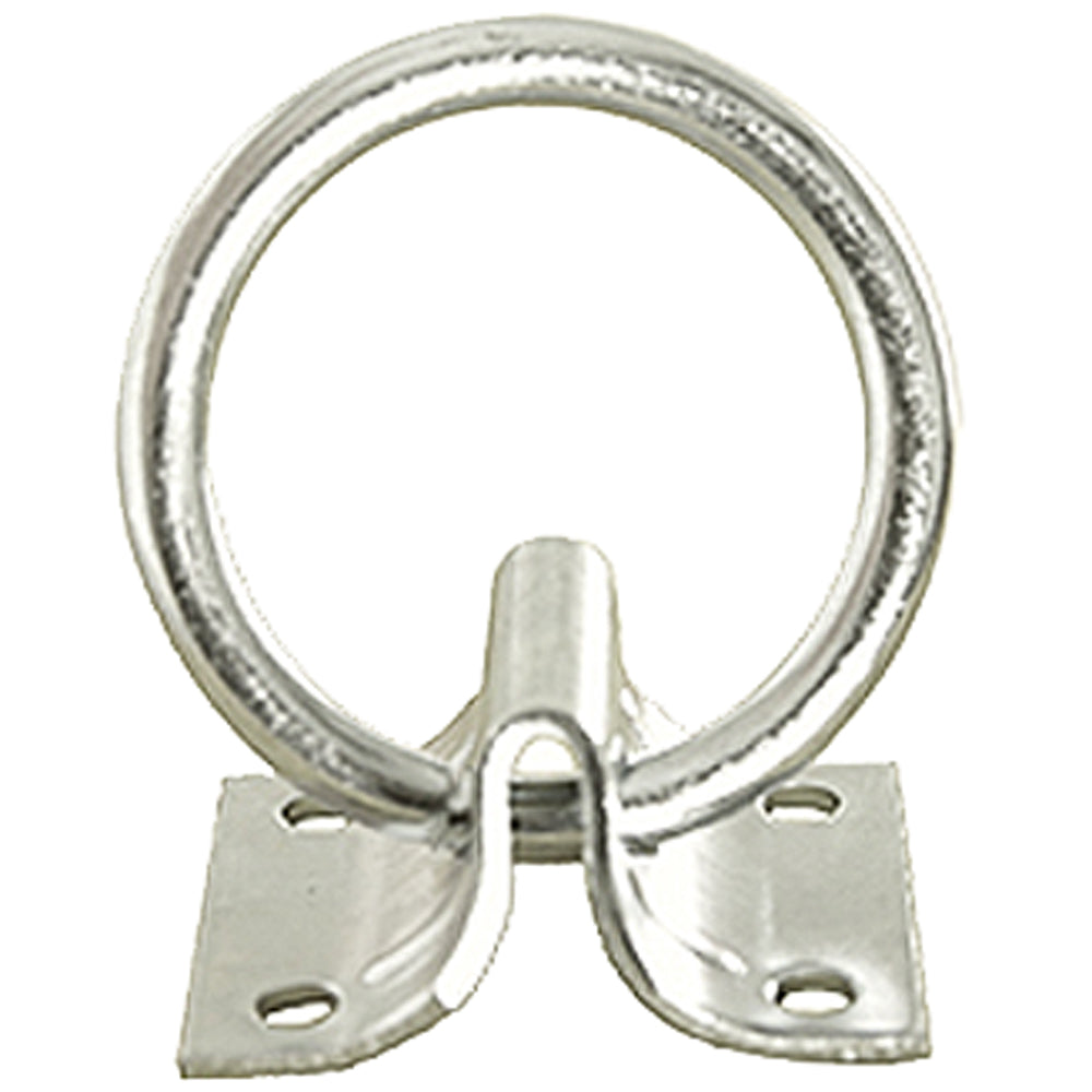 HILASON 2" Cross Tie Ring 2mm Sheet Zinc Plated Block Tie Ring for Horses