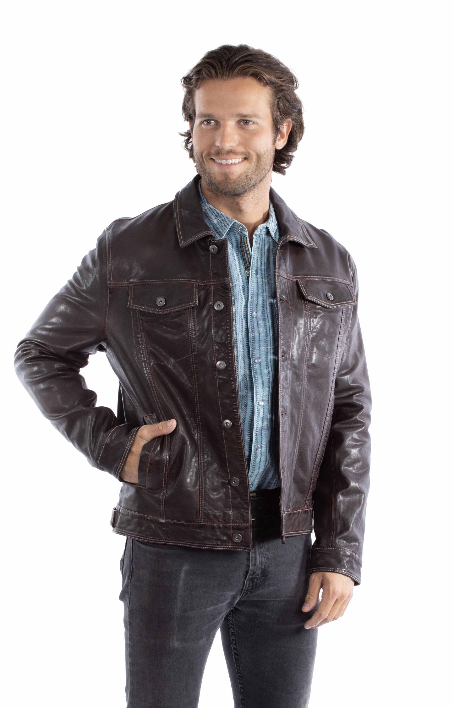 Leather Jacket - 1055