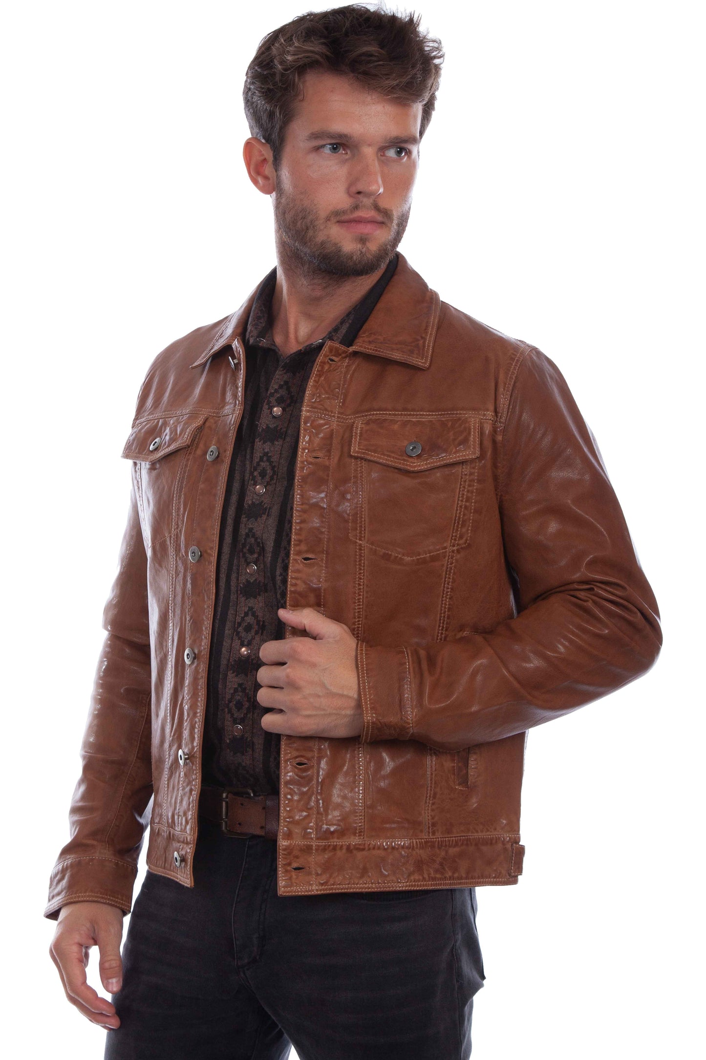 Leather Jacket - 1055