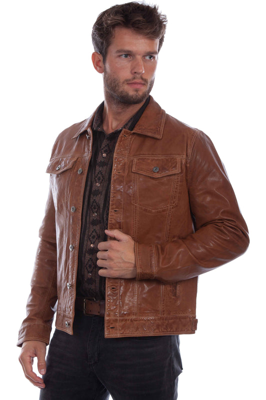 Leather Jacket - 1055