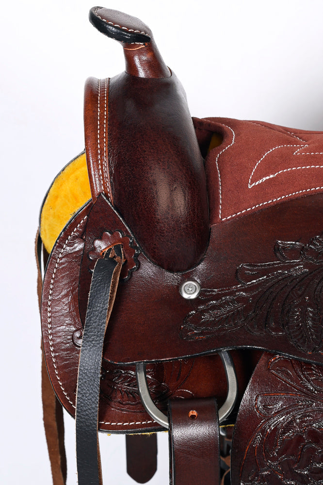 Comfytack Kids Youth Children Miniature Pony Saddle Leather Pleasure Western