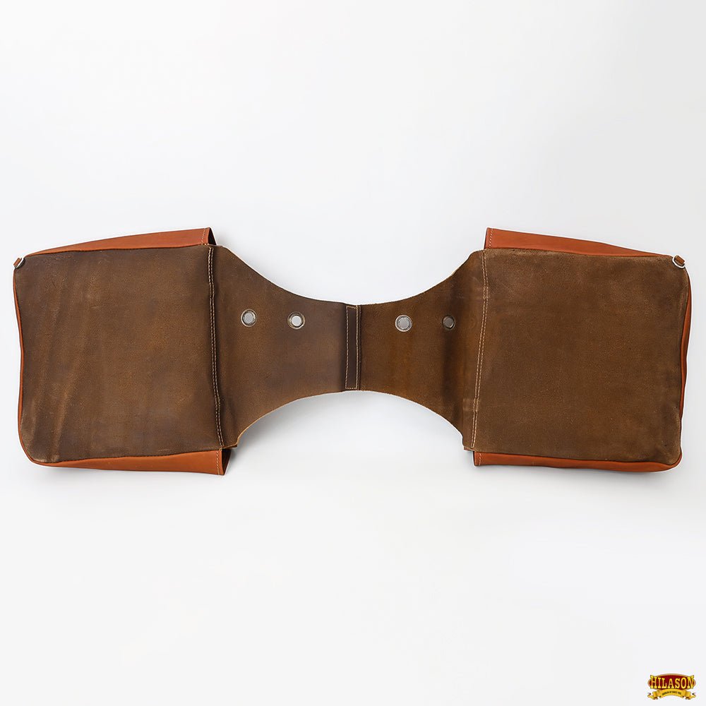 HILASON Western Leather Horse Saddle Bag For Trail
