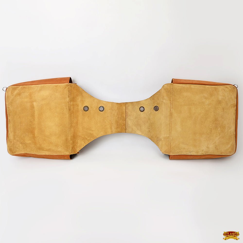HILASON Western Leather Horse Saddle Bag For Trail