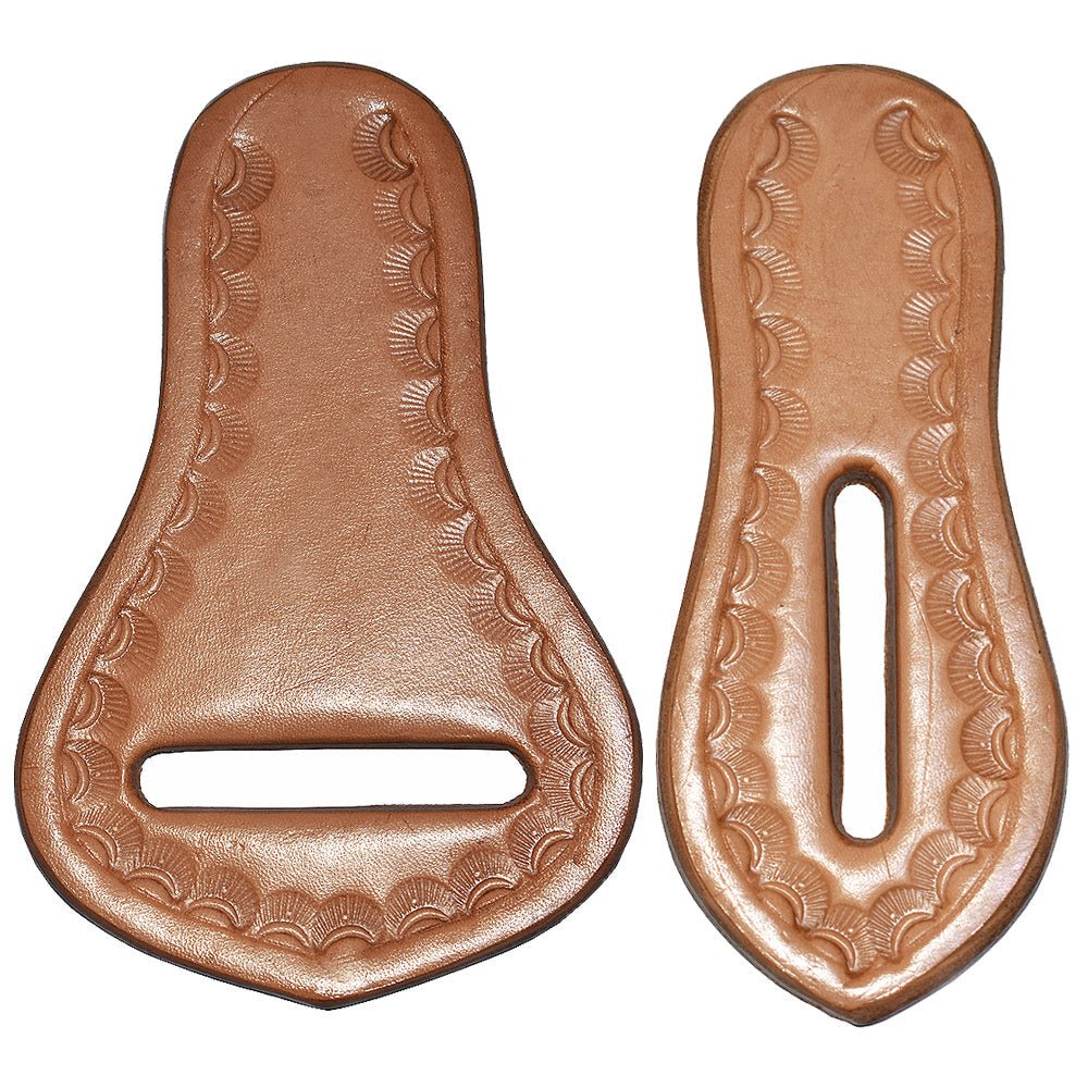 Hilason Western Saddle Repair Leather 1 Latigo Carrier 1 Girth Holder Tan